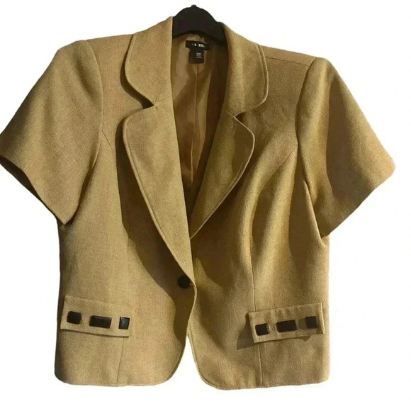 Le Bos Shortsleeved Suit Jacket Size 20WP - Picture 4 of 6